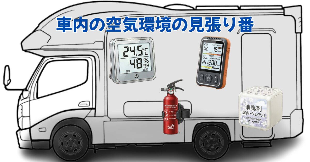 クレア5.3RE 自前オプション 空気環境・セーフティ編 イメージ図